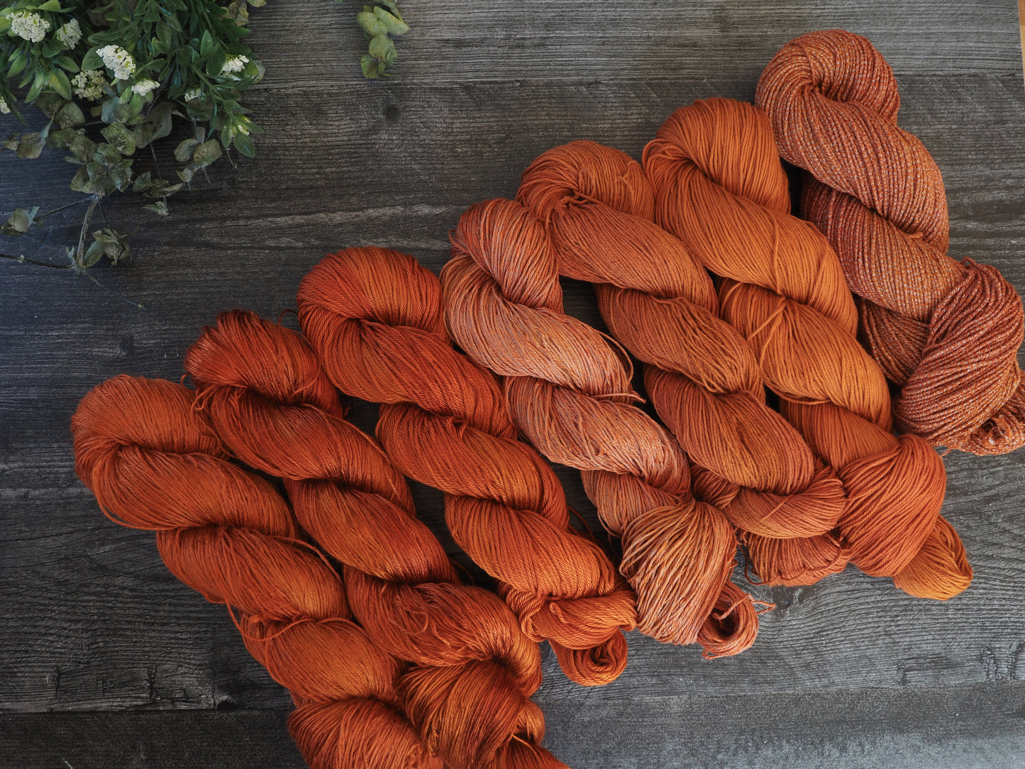 Jack O' Lantern - Dyed to Order - *Please Allow 2-3 Weeks for Dyeing*