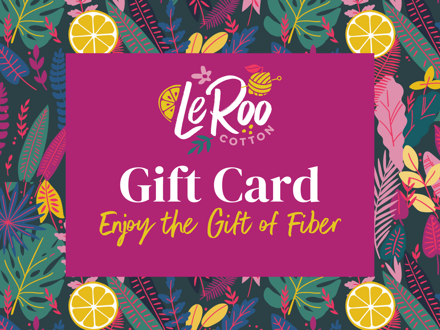 LeRoo Cotton Gift Card