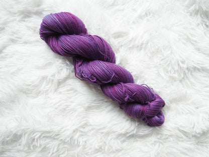 Purple Iris - Organic Cotton Fingering