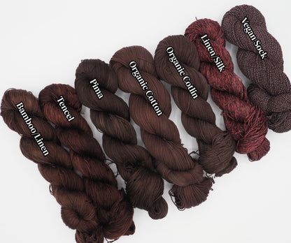 Chocolate - Dyed to Order - *Please allow 4-6 weeks for dyeing*