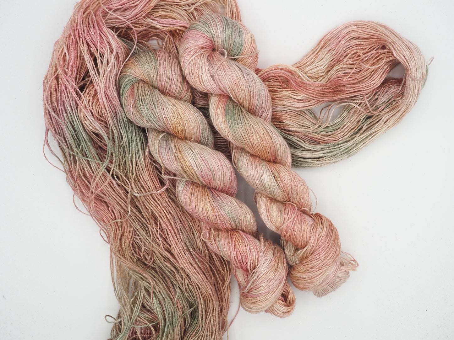 Pistachio Rose - Bamboo/Linen Fingering