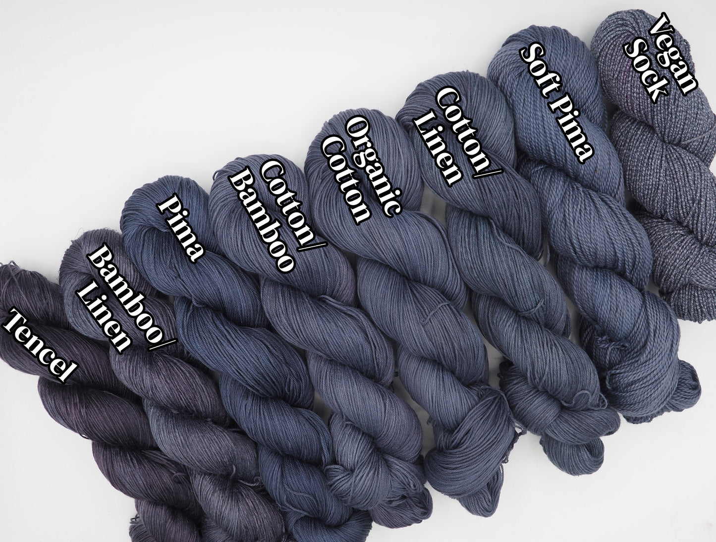 Dark & Stormy 25g skeins - *Please allow 4 weeks for dyeing*