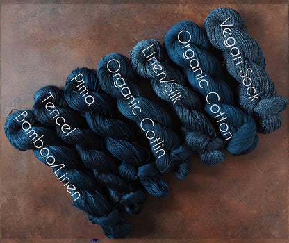 Dark & Stormy 25g skeins - *Please allow 4 weeks for dyeing*