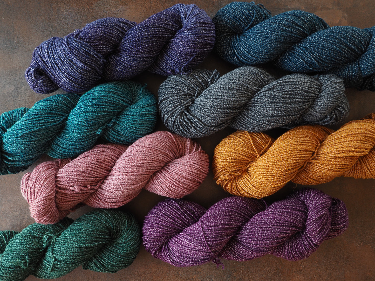 Dark & Stormy Full Set - dyed to order please allow 2-3 weeks for dyeing